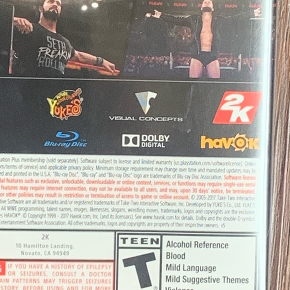 WWE W2K18 Deluxe Edition PS4 PlayStation 4 Video - Picture 8 of 8